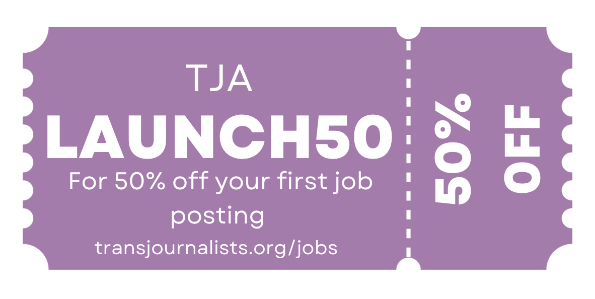 LAUNCH50 coupon code for tja.mcjobboard.net on a purple ticket